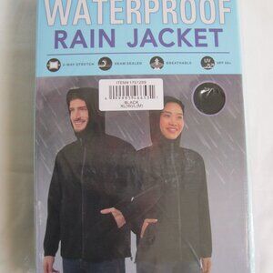 32  DEGREES COOL UNISEX STRETCH WATERPROOF BREATHABLE RAIN JACKET black👨 L/👩XL